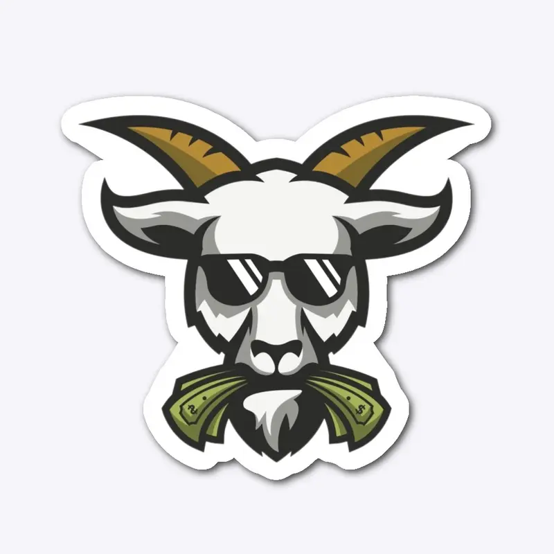 Goated 🐐 Sticker